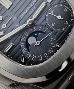 Đồng hồ Patek Philippe Nautilus 5712 Replica 11 mặt xanh blue dây da PPF 40mm (2)