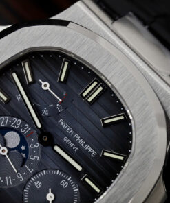 Đồng hồ Patek Philippe Nautilus 5712 Replica 11 mặt xanh blue dây da PPF 40mm (2)