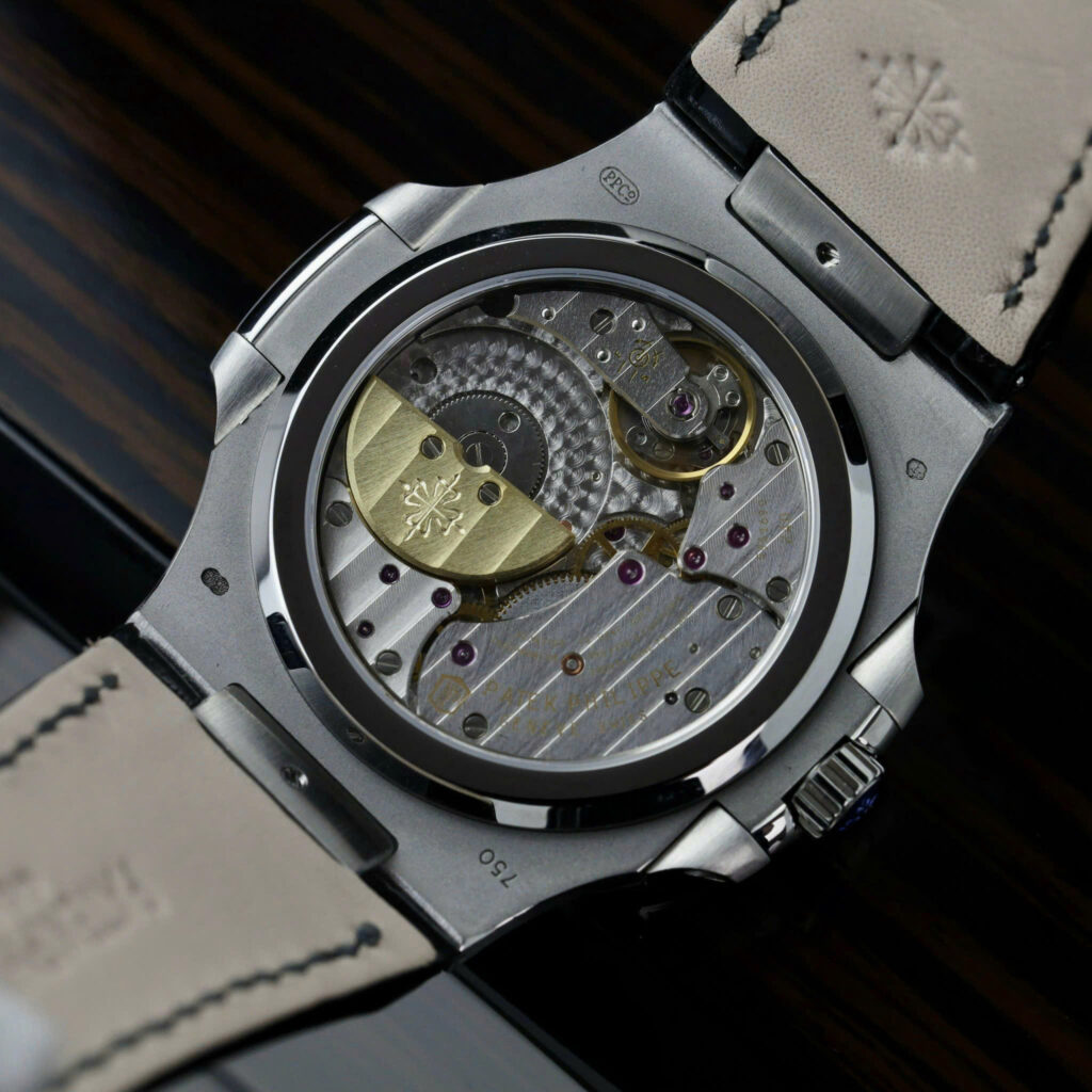 Đồng hồ Patek Philippe Nautilus 5712 Replica 11 mặt xanh blue dây da PPF 40mm (2)