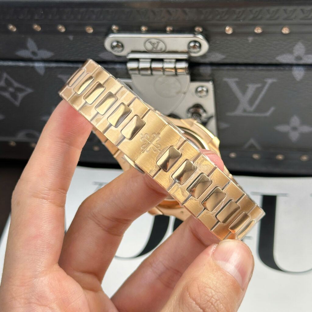 Đồng hồ Patek Philippe Nautilus 5712R Chế Tác mặt nâu dây kim loại nhà máy PPF 40mm (1)