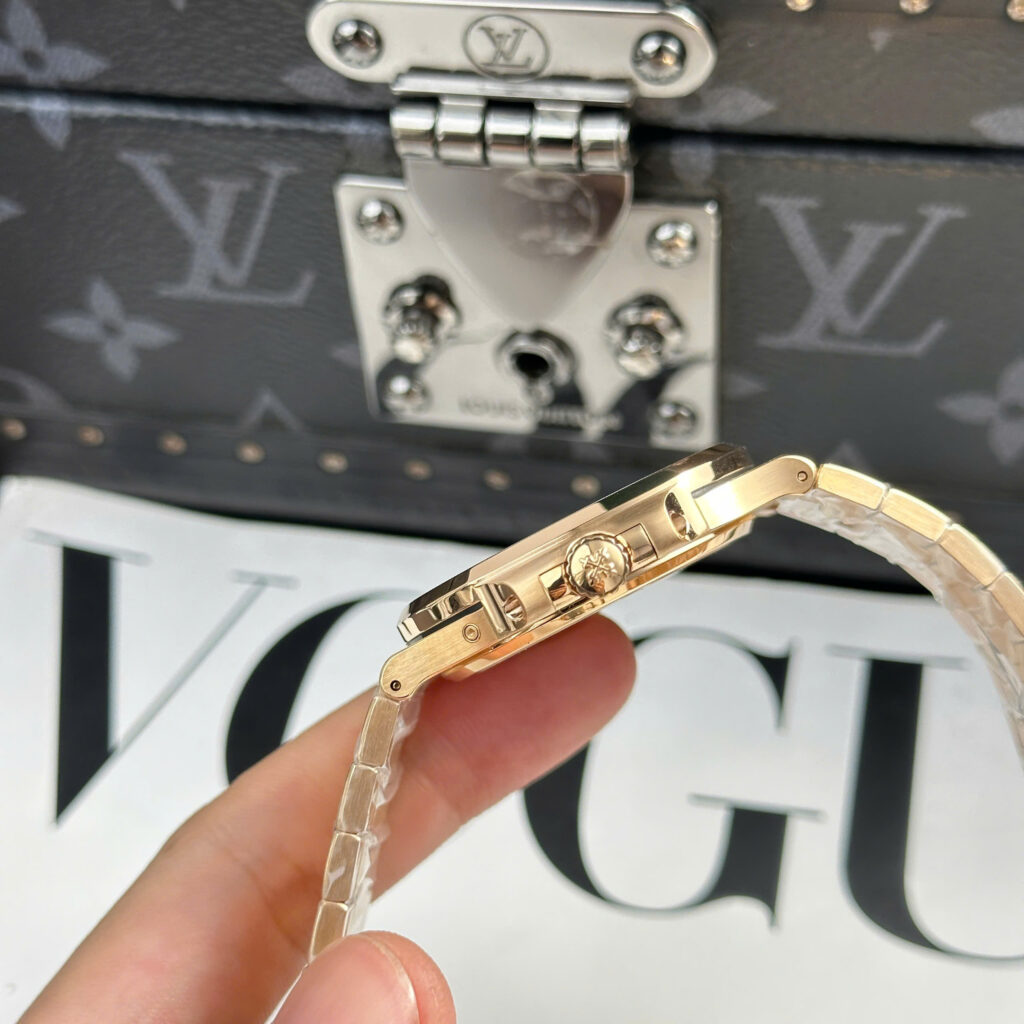 Đồng hồ Patek Philippe Nautilus 5712R Chế Tác mặt nâu dây kim loại nhà máy PPF 40mm (1)