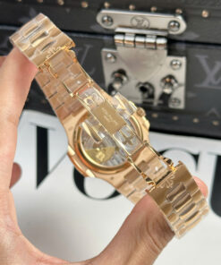 Đồng hồ Patek Philippe Nautilus 5712R Chế Tác mặt nâu dây kim loại nhà máy PPF 40mm (1)