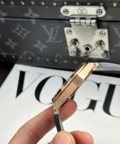 Đồng hồ Audemars Piguet Chế Tác Royal Oak 15500 mặt đen dây cao su nhà máy APS 41mm (1)