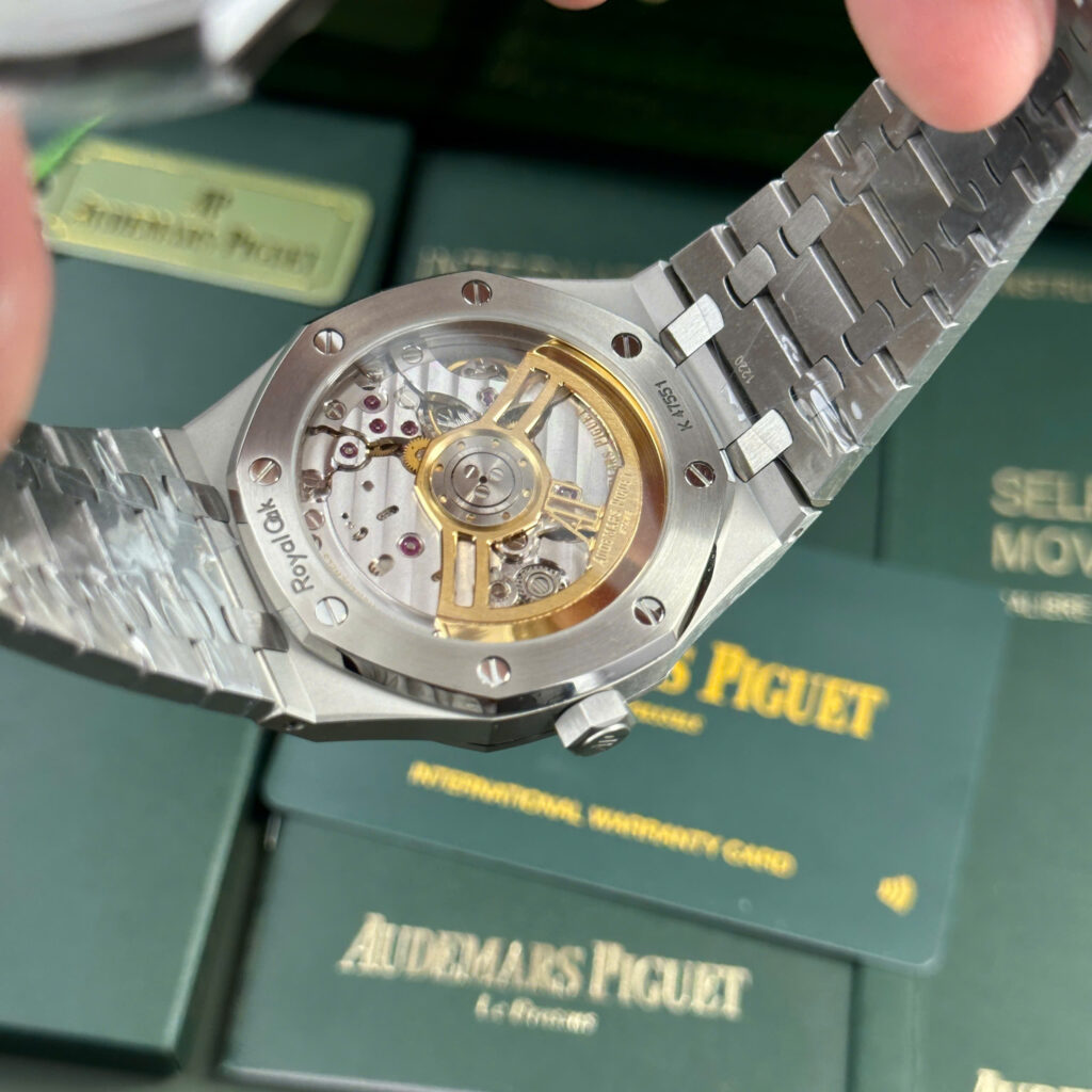 Đồng hồ Audemars Piguet Chế Tác Royal Oak 15500ST mặt xám dây kim loại APS 41mm (2)