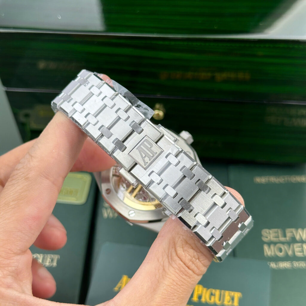 Đồng hồ Audemars Piguet Chế Tác Royal Oak 15500ST mặt xám dây kim loại APS 41mm (2)