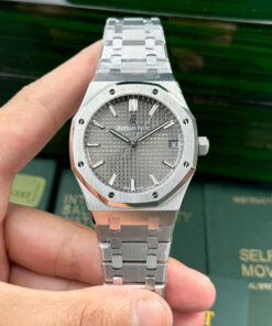 Đồng hồ Audemars Piguet Chế Tác Royal Oak 15500ST mặt xám dây kim loại APS 41mm (2)