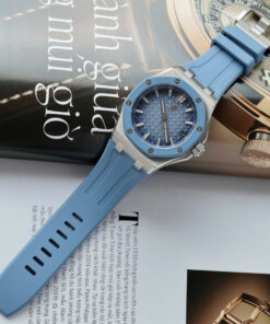 Đồng hồ Audemars Piguet Rep 11 Royal Oak Offshore 15605SK màu xanh dương 43mm (2)