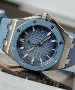 Đồng hồ Audemars Piguet Rep 11 Royal Oak Offshore 15605SK màu xanh dương 43mm (2)