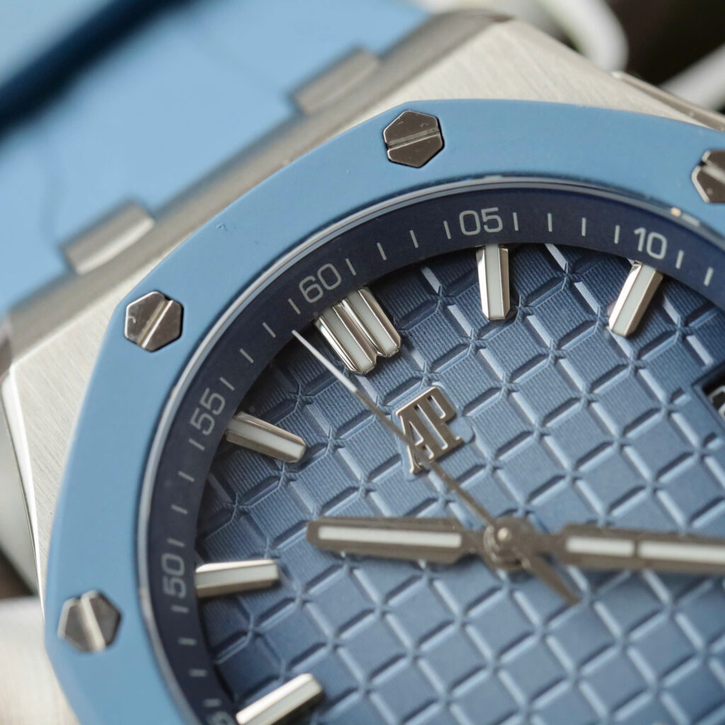 Đồng hồ Audemars Piguet Rep 11 Royal Oak Offshore 15605SK màu xanh dương 43mm (2)