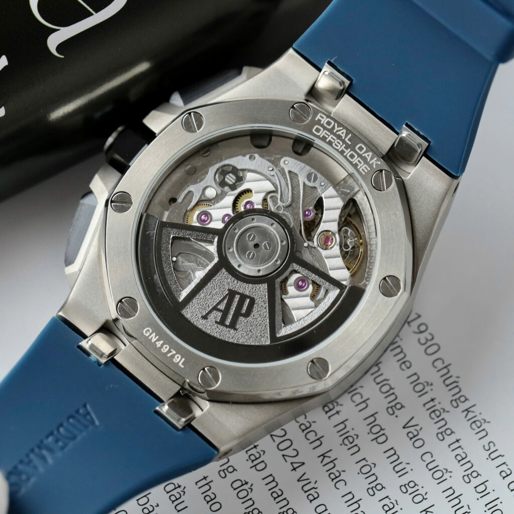 Đồng hồ Audemars Piguet Rep Cao Cấp Royal Oak Offshore 26420TI màu xanh dương 43mm (2)