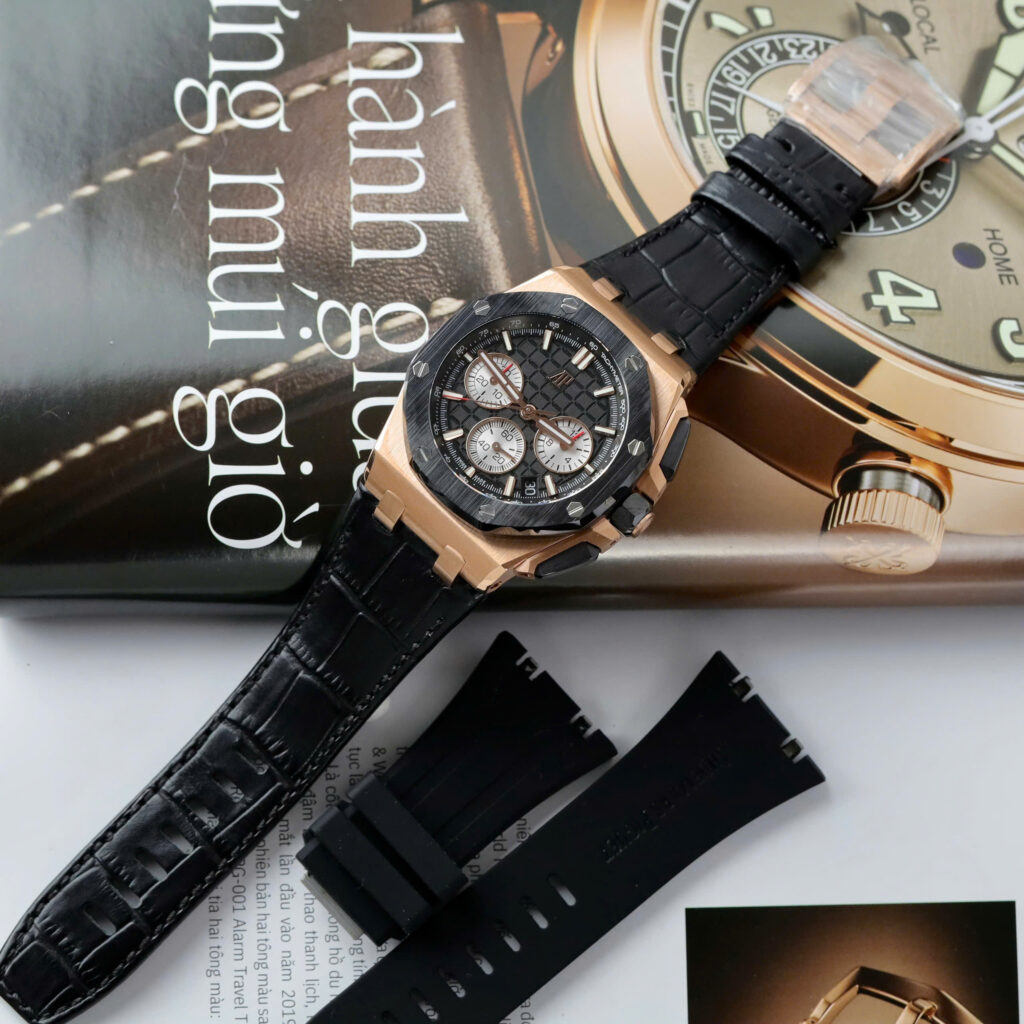 Đồng hồ Audemars Piguet Royal Oak Offshore 26420RO Replica 11 dây cao su 43mm (2)