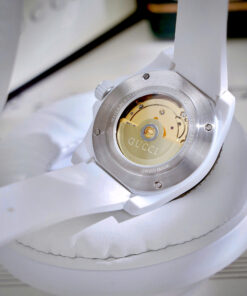 Đồng hồ Gucci Dive Rubber unisex dây cao su trắng like auth 40mm