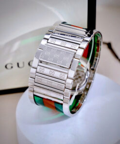 Đồng hồ Gucci Twirl like auth dạng lắc tay mix màu xanh đỏ 25mm