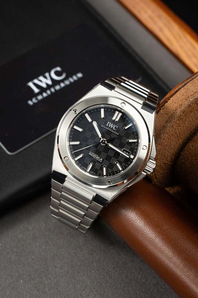 Đồng hồ IWC Ingenieur IW328901 Chế Tác mặt đen dây kim loại xưởng V7 40mm (2)