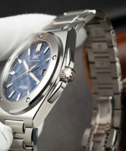 Đồng hồ IWC Ingenieur IW328907 Rep 11 mặt xanh blue dây kim loại xưởng V7 40mm (2)