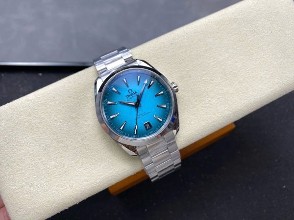 Đồng hồ Omega Seamaster Co-Axial Rep 11 mặt xanh blue nhà máy VS 41mm (1)