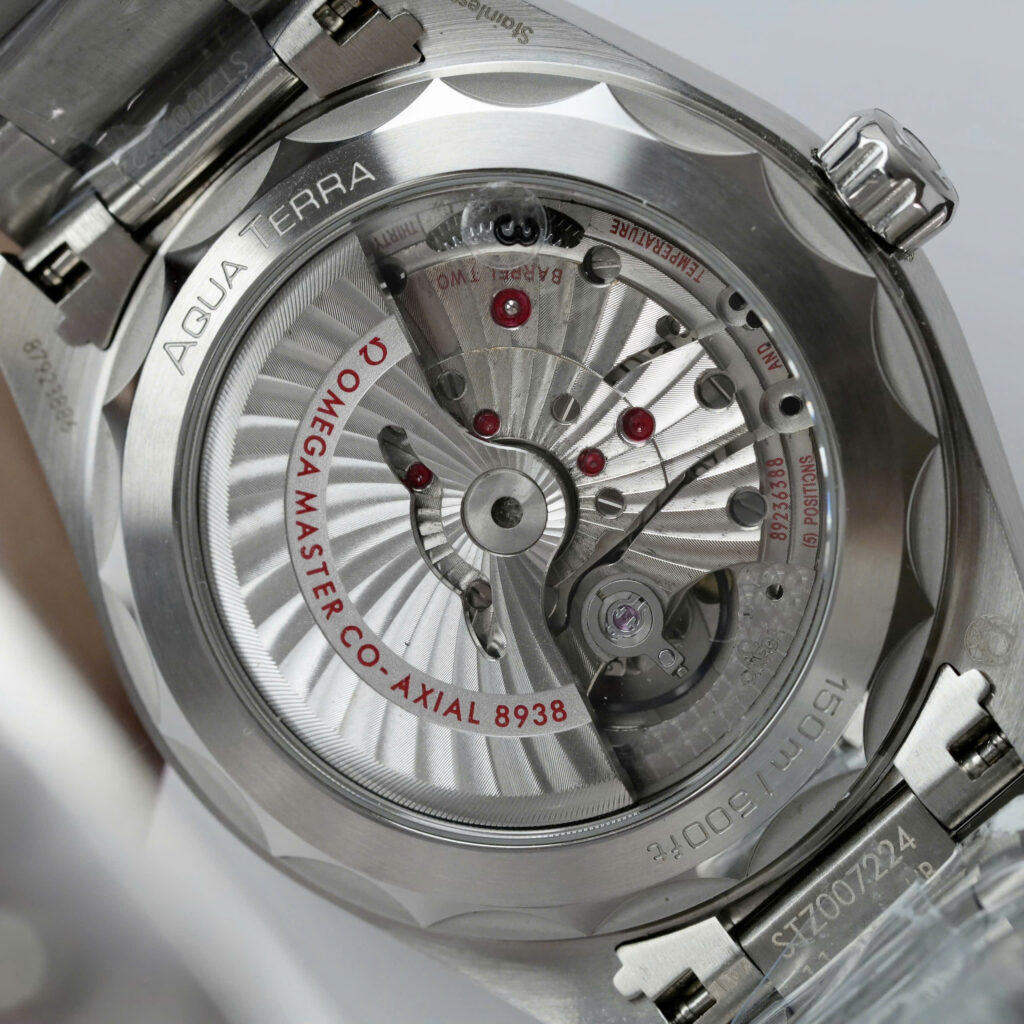 Đồng hồ Omega Seamaster Replica 11 Aqua Terra Worldtimer màu xanh lá cây 43mm (2)