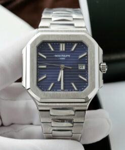 Đồng hồ Patek Philippe Cubitus 5821 Replica 11 mặt vuông màu xanh dương 45mm (2)