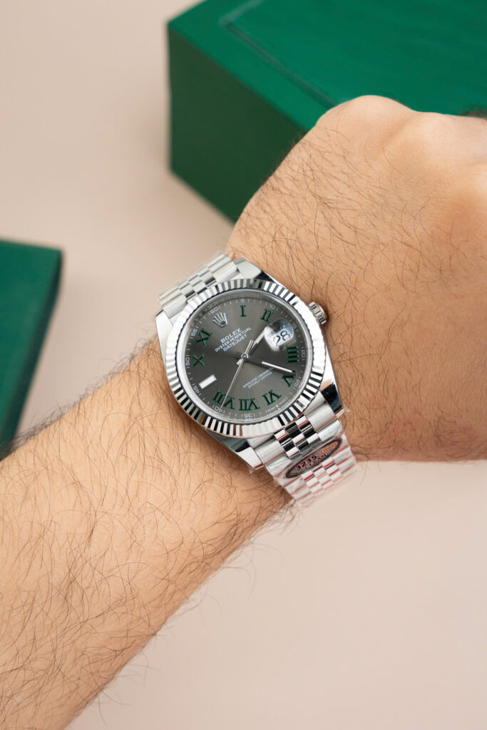 Đồng hồ Rolex DateJust 116234 Replica 1 1 mặt số Wimbledon nhà máy Clean 41mm (2)