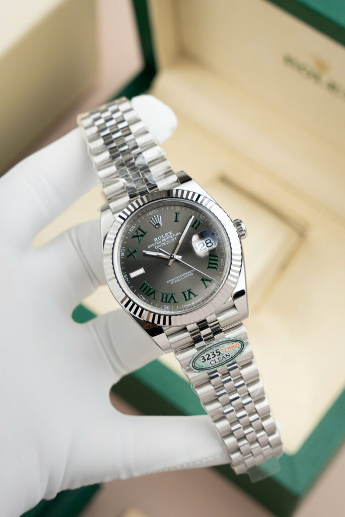 Đồng hồ Rolex DateJust 116234 Replica 1 1 mặt số Wimbledon nhà máy Clean 41mm (2)