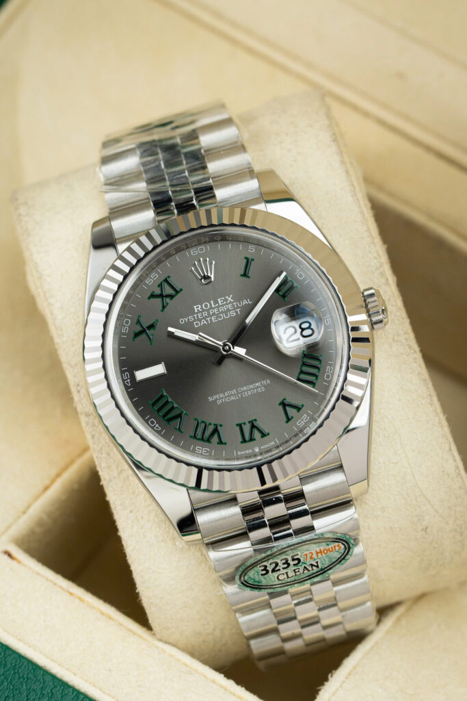 Đồng hồ Rolex DateJust 116234 Replica 1 1 mặt số Wimbledon nhà máy Clean 41mm (2)
