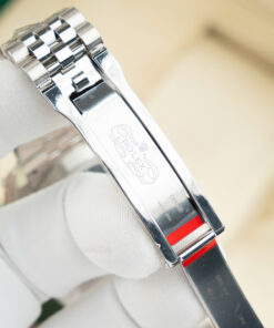 Đồng hồ Rolex DateJust Chế Tác nam mặt xám cọc số dạ quang Clean 41mm (2)