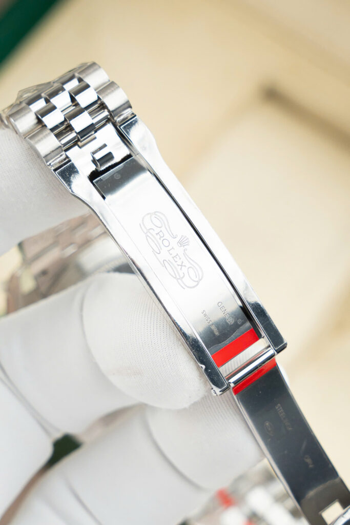 Đồng hồ Rolex DateJust Chế Tác nam mặt xám cọc số dạ quang Clean 41mm (2)