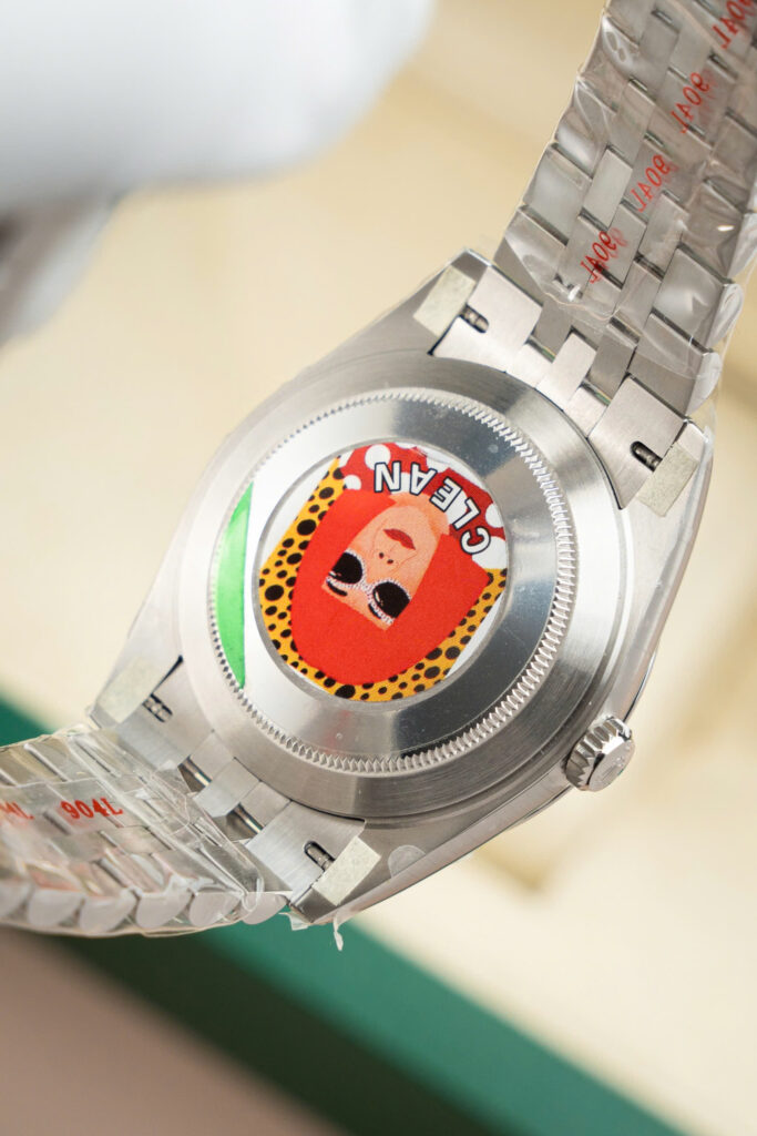 Đồng hồ Rolex DateJust Chế Tác nam mặt xám cọc số dạ quang Clean 41mm (2)