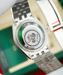 Đồng hồ Rolex DateJust Replica 11 nam mặt xanh blue cọc số dạ quang Clean 41mm (16)