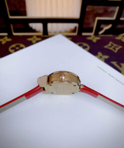 Đồng hồ Slvatore Ferragamo Gancino nữ dây da mặt xà cừ like auth 26mm