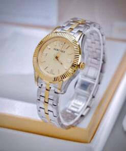 Đồng hồ Versace Greca nữ demi niềng khía cọc số dạ quang like auth 35mm