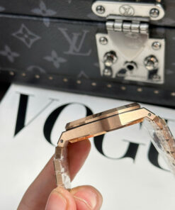 Đồng hồ nam Audemars Piguet Royal Oak 15500OR Rep 11 mặt đen dây kim loại APS 41mm (1)