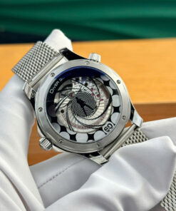 Đồng hồ nam Omega Seamaster Replica 11 mặt số xanh blue nhà máy VS 42mm (1)