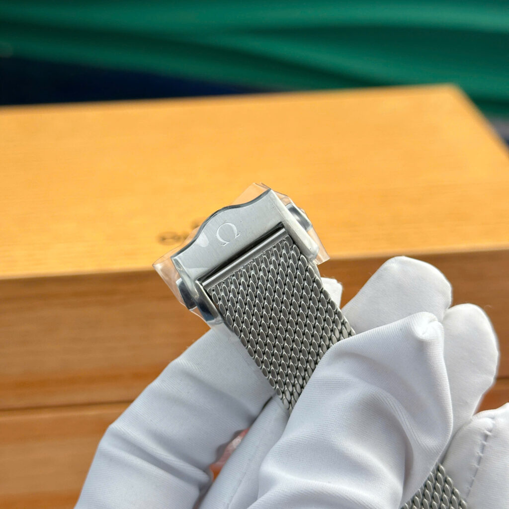 Đồng hồ nam Omega Seamaster Replica 11 mặt số xanh blue nhà máy VS 42mm (1)