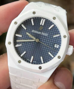 Đồng hồ Audemars Piguet Replica cao cấp nhất chế tác vỏ gốm trắng 41mm (1)
