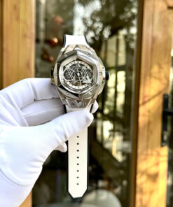 Đồng hồ Hublot Big Bang Sang Bleu II Titanium màu trắng Replica 1 1 nhà máy BBF 45mm (1)