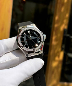 Đồng hồ Hublot Rep 1 1 Classic Fusion Orlinski Titankium Demi Pave đính đá nhà máy HB (2)