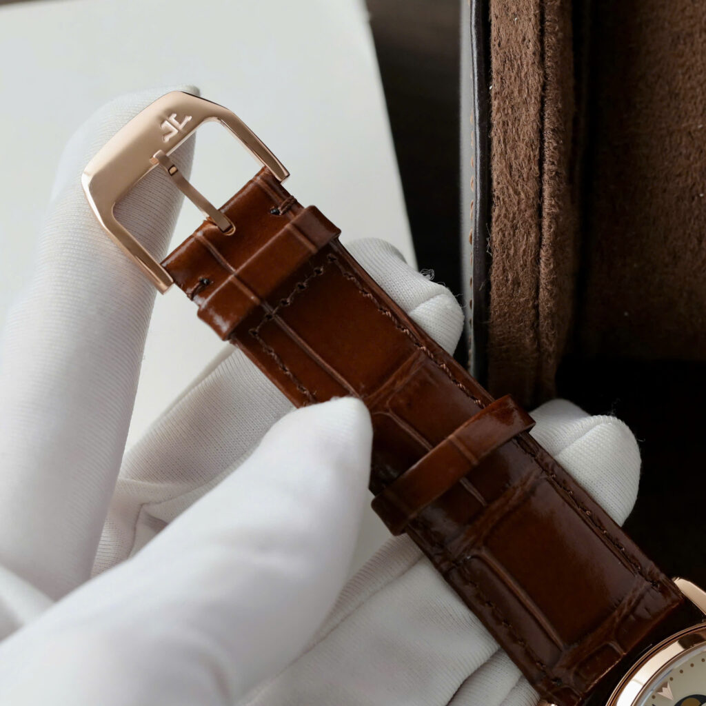 Đồng hồ Jaeger LeCoultre Rep 11 Master Ultrathin Perpetual Calendar mạ vàng hồng VRF 39mm (2)