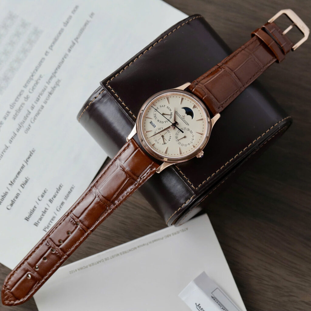 Đồng hồ Jaeger LeCoultre Rep 11 Master Ultrathin Perpetual Calendar mạ vàng hồng VRF 39mm (2)