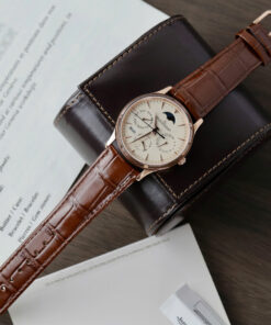 Đồng hồ Jaeger LeCoultre Rep 11 Master Ultrathin Perpetual Calendar mạ vàng hồng VRF 39mm (2)