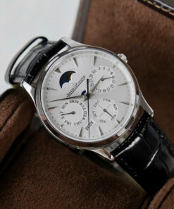 Đồng hồ Jaeger LeCoultre Replica 11 Master Ultrathin Perpetual Calendar mặt trắng xưởng VR 39mm (2)