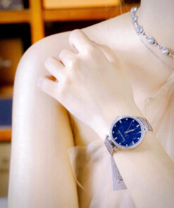 Đồng hồ Michael Kors MK4671 nữ mặt xanh blue đính đá like auth 38mm