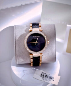 Đồng hồ Michael Kors MK6414 Parker dây kim loại đính đá like auth 38mm