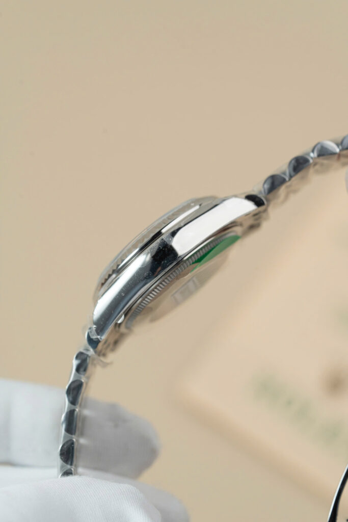 Đồng hồ Rolex DateJust Lady Replica 11 mặt đen cọc số la mã 31mm (2)