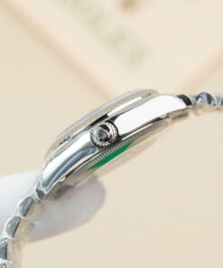 Đồng hồ Rolex DateJust Lady Replica 11 mặt đen cọc số la mã 31mm (2)