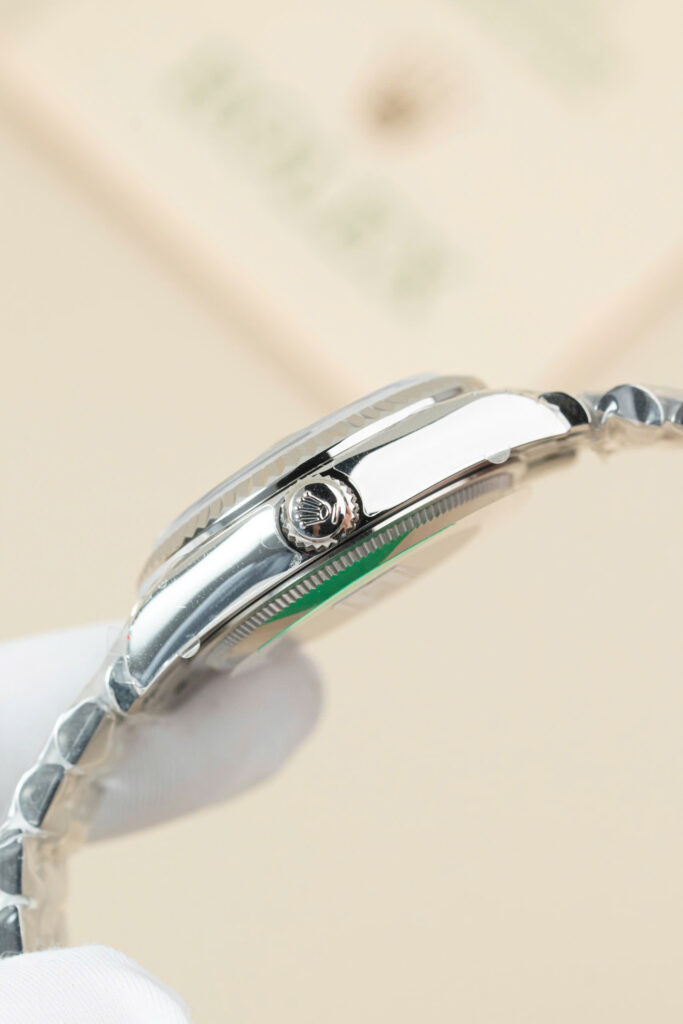 Đồng hồ Rolex DateJust Lady Replica 11 mặt đen cọc số la mã 31mm (2)