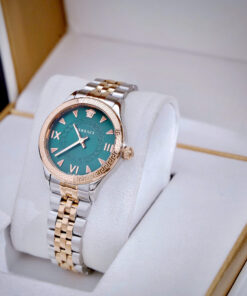 Đồng hồ Versace Hellenyium nữ demi mặt xanh green like auth 36mm