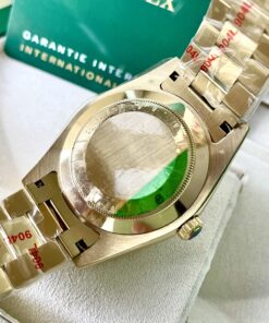 Đồng Hồ Rolex Day - Date ZF nam vàng gold máy Miyota Nhật Fake 11 40mm
