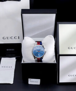Đồng hồ Gucci G Timeless Nylon dây vải nato máy pin nhật like auth 42mm