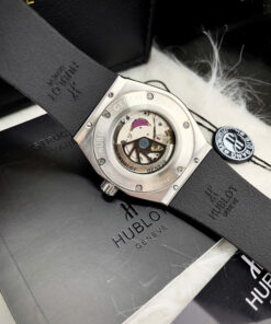 Đồng hồ Hublot Classic Fusion Orlinski dây cao su máy cơ nhật fake 11 nam 44mm
